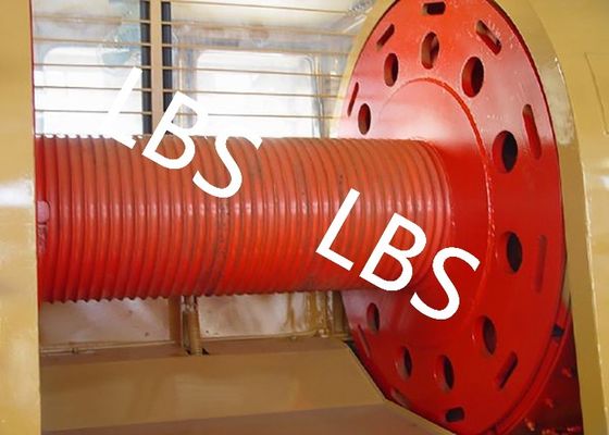 10ton or 20ton Smooth Wire Rope Winch Drum Split Type Groove Sleeves