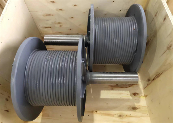 Lebus Grooved Drum Wire Rope Drum For Winding Rope