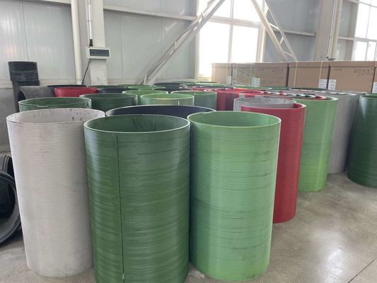 อุปกรณ์ที่กําหนดเอง Split Sleeve Polymer ไนลอน LBS Grooved Drum Sleeve เครื่อง